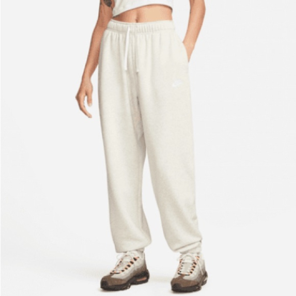 Nike Fleece Sweatpants - Short Inseam, Oatmeal Heather, Size Small